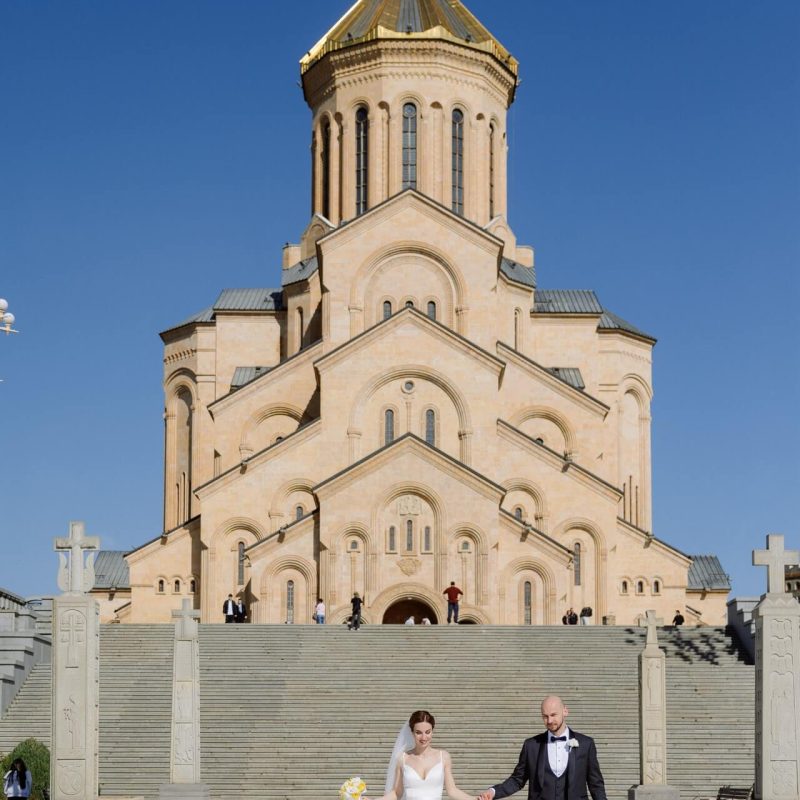 Wedding Georgia cathedral photo location
