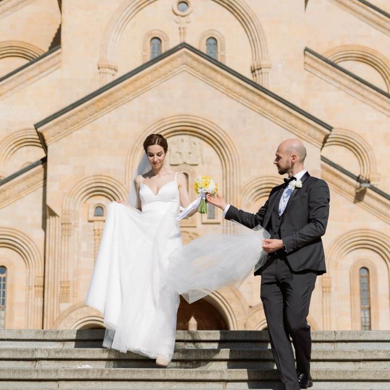 Church wedding in Georgia